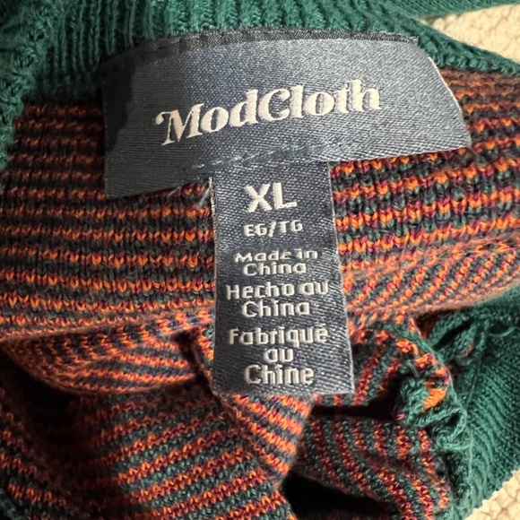 Modcloth Retro Green Dress Size XL - Picture 3 of 7